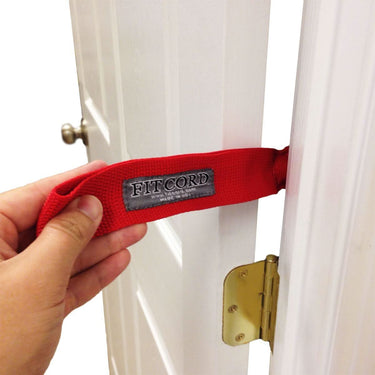Resistance band Door Anchor. In door jam style resistance anchor make of poly to protect your door and your band and extend the life of the anchor.